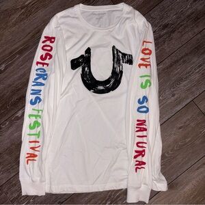 True Religion Rose Crans Festival Shirt